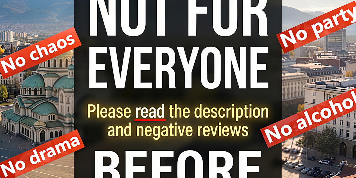 NOT FOR YOU! Hostel N1 – No Party & Many Rules