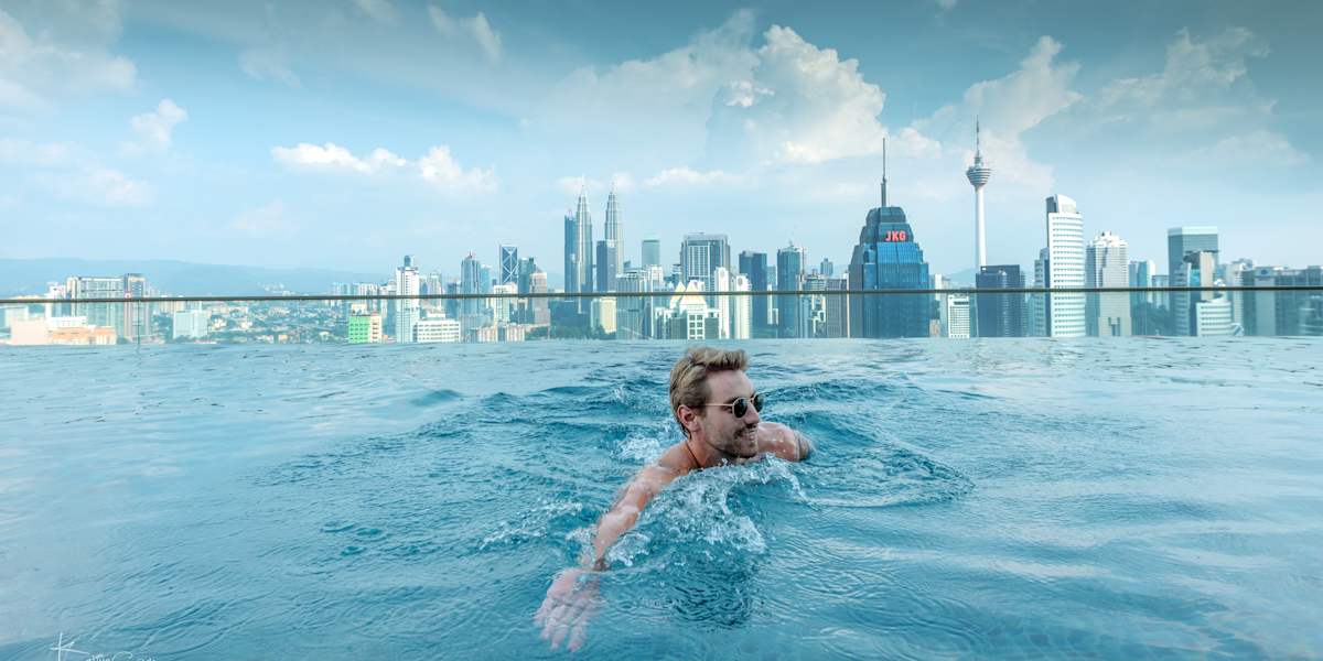 Penthouse on 34-The Highest Hostel in Kuala Lumpur