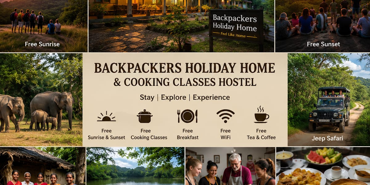 Backpackers Holiday Home and Cooking Class Lesson