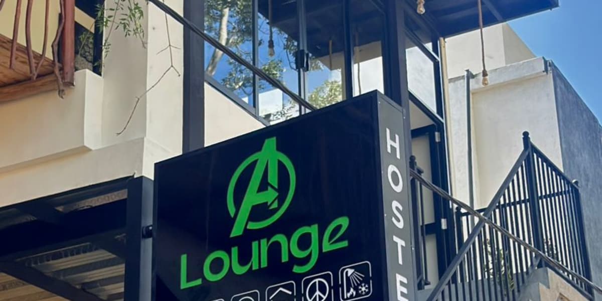 A lounge Hostel