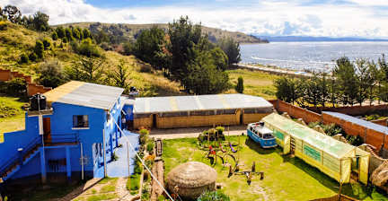 Fotky Eco Hostal Joshua Vegetarian Restaurant
