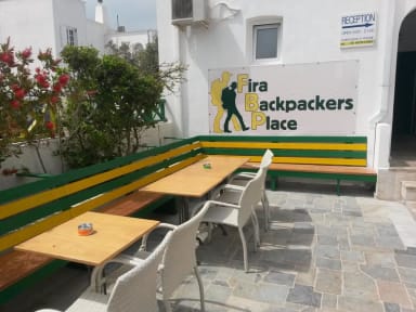 Photos of Fira backpackers place