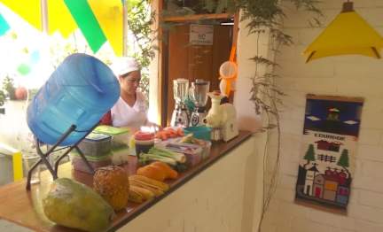 Plantas y Blanco Hostel Banos Ecuadorの写真
