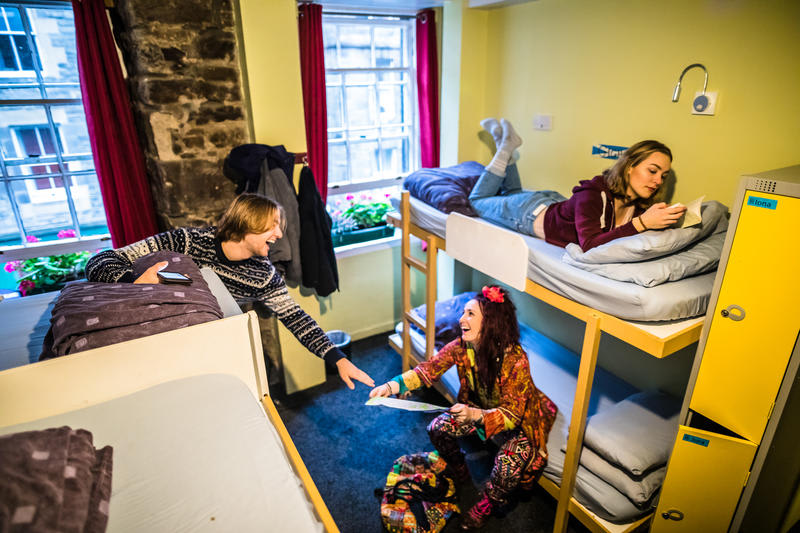 Dorm room at High Street Hostel in Edinburgh