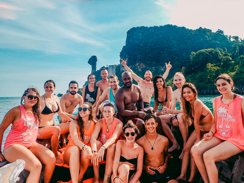 Slumber Party Hostel Boat Tour in Krabi