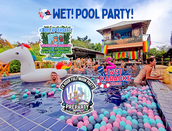 Wet! A Pool Party Hostel By Wild & Wandering - Koh Samui