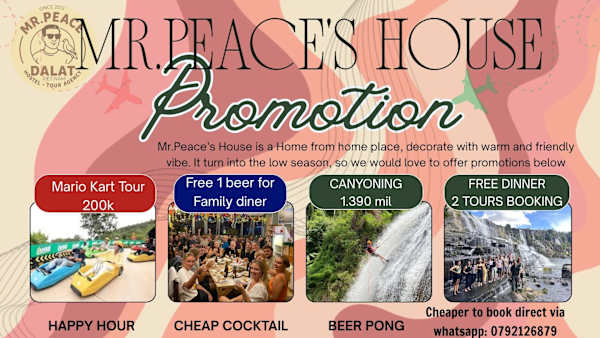 Mr Peace Dalat Hostel - Dalat