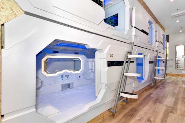 The SpaceQ Capsule Hotel, Sydney