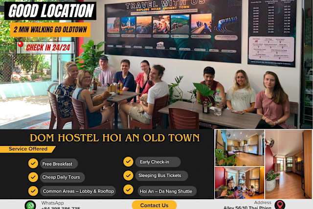 Dom Hostel Hoi An Old Town Location, Hoi An