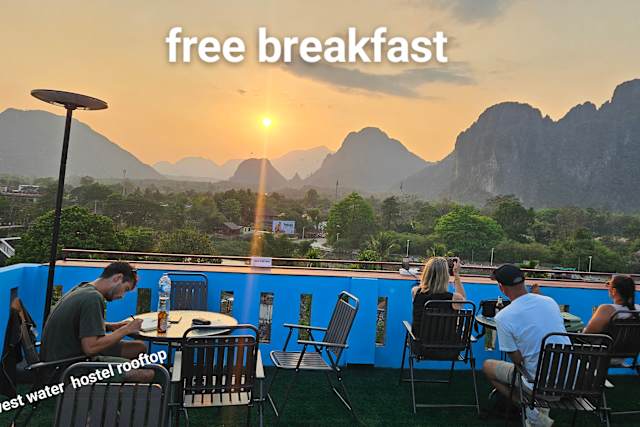 West Water Hostel, Vang Vieng