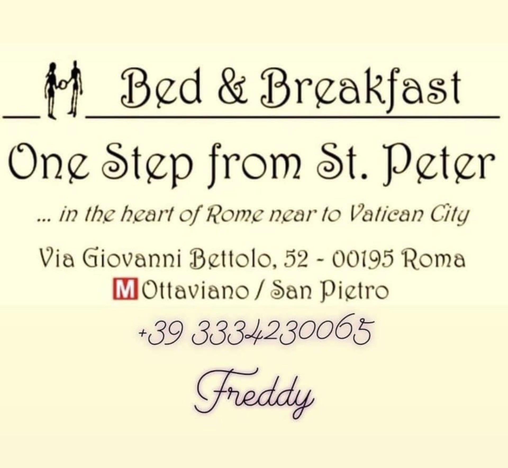 1 Step from St Peter stay